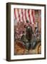 President Abraham Lincoln with Ex-President James Buchanan in the Inaugural Parade, March 4, 1861-null-Framed Giclee Print