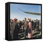 President and Jacqueline Kennedy Arrive at Dallas's Love Field, Nov. 22, 1963-null-Framed Stretched Canvas