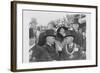 President and Mrs. Coolidge at Laying of Cornerstone of George Washington Masonic National Memorial-null-Framed Art Print