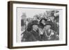 President and Mrs. Coolidge at Laying of Cornerstone of George Washington Masonic National Memorial-null-Framed Art Print