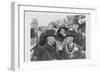 President and Mrs. Coolidge at Laying of Cornerstone of George Washington Masonic National Memorial-null-Framed Art Print