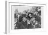 President and Mrs. Coolidge at Laying of Cornerstone of George Washington Masonic National Memorial-null-Framed Art Print