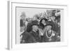 President and Mrs. Coolidge at Laying of Cornerstone of George Washington Masonic National Memorial-null-Framed Art Print