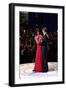 President Barack and Michelle Obama Dance at the Commander in Chief Inaugural Ball-null-Framed Premium Photographic Print