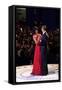 President Barack and Michelle Obama Dance at the Commander in Chief Inaugural Ball-null-Framed Stretched Canvas