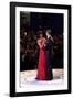 President Barack and Michelle Obama Dance at the Commander in Chief Inaugural Ball-null-Framed Photo