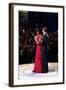 President Barack and Michelle Obama Dance at the Commander in Chief Inaugural Ball-null-Framed Photo