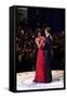 President Barack and Michelle Obama Dance at the Commander in Chief Inaugural Ball-null-Framed Stretched Canvas