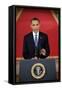 President Barack Obama Addresses the Nation on the Draw Down of American Troops from Afghanistan-null-Framed Stretched Canvas