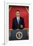 President Barack Obama Addresses the Nation on the Draw Down of American Troops from Afghanistan-null-Framed Photo