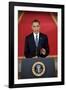 President Barack Obama Addresses the Nation on the Draw Down of American Troops from Afghanistan-null-Framed Photo