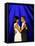 President Barack Obama and First Lady Dance Together at Neighborhood Inaugural Ball in Washington-null-Framed Stretched Canvas