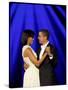 President Barack Obama and First Lady Dance Together at Neighborhood Inaugural Ball in Washington-null-Stretched Canvas