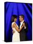 President Barack Obama and First Lady Dance Together at Neighborhood Inaugural Ball in Washington-null-Stretched Canvas