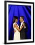 President Barack Obama and First Lady Dance Together at Neighborhood Inaugural Ball in Washington-null-Framed Photographic Print