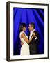 President Barack Obama and First Lady Dance Together at Neighborhood Inaugural Ball in Washington-null-Framed Photographic Print