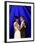 President Barack Obama and First Lady Dance Together at Neighborhood Inaugural Ball in Washington-null-Framed Photographic Print