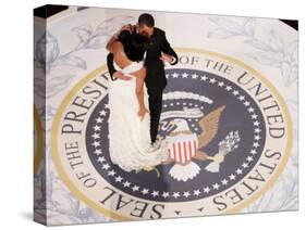 President Barack Obama and First Lady Michelle Dance, Commander in Chief Ball, January 20, 2009-null-Stretched Canvas