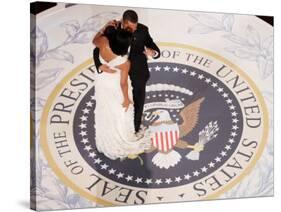 President Barack Obama and First Lady Michelle Dance, Commander in Chief Ball, January 20, 2009-null-Stretched Canvas