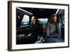 President Barack Obama and First Lady Michelle Obama Ride in the Inaugural Parade-null-Framed Photo