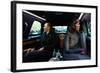 President Barack Obama and First Lady Michelle Obama Ride in the Inaugural Parade-null-Framed Photo