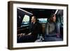President Barack Obama and First Lady Michelle Obama Ride in the Inaugural Parade-null-Framed Premium Photographic Print