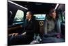 President Barack Obama and First Lady Michelle Obama Ride in the Inaugural Parade-null-Mounted Premium Photographic Print