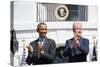 President Barack Obama and Former Pres. Bill Clinton on the 20th Anniversary of the Americorps-null-Stretched Canvas