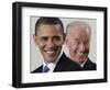 President Barack Obama and Vice President Joe Biden in the East Room of the White House-null-Framed Photographic Print