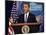 President Barack Obama at a News Conference, Brady Press Briefing Room-Dennis Brack-Mounted Photographic Print