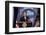 President Barack Obama at a News Conference, Brady Press Briefing Room-Dennis Brack-Framed Photographic Print