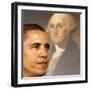 President Barack Obama Comments on Higher Education in Diplomatic Reception Room of White House-null-Framed Photographic Print