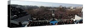 President Barack Obama Delivering His Inaugural Address, Washington DC, January 20, 2009-null-Stretched Canvas