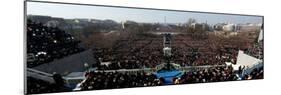 President Barack Obama Delivering His Inaugural Address, Washington DC, January 20, 2009-null-Mounted Photographic Print