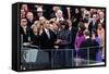 President Barack Obama During the Public Inaugural Swearing-In Ceremony, Jan. 21, 2013-null-Framed Stretched Canvas