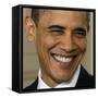 President Barack Obama During the Signing Ceremony for the Health Care Bill-null-Framed Stretched Canvas