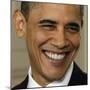 President Barack Obama During the Signing Ceremony for the Health Care Bill-null-Mounted Photographic Print