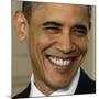 President Barack Obama During the Signing Ceremony for the Health Care Bill-null-Mounted Photographic Print