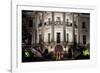 President Barack Obama Enters the South Portico of the White House at Night on March 30, 2012-null-Framed Photo