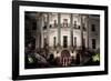 President Barack Obama Enters the South Portico of the White House at Night on March 30, 2012-null-Framed Photo