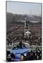 President Barack Obama (Giving Inaugural Address) Art Poster Print-null-Mounted Poster