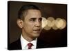 President Barack Obama Makes a Statement to the Nation, in the East Room of the White House-null-Stretched Canvas