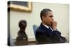 President Barack Obama Meets with Senior Advisors in the Oval Office, March 2, 2010-null-Stretched Canvas