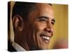 President Barack Obama Speaking at a St. Patrick's Day Reception in East Room of White House-null-Stretched Canvas