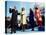 President Barack Obama Takes the Oath of Office with Wife Michelle and Daughters, Sasha and Malia-null-Stretched Canvas