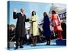 President Barack Obama Takes the Oath of Office with Wife Michelle and Daughters, Sasha and Malia-null-Stretched Canvas