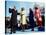 President Barack Obama Takes the Oath of Office with Wife Michelle and Daughters, Sasha and Malia-null-Stretched Canvas