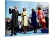 President Barack Obama Takes the Oath of Office with Wife Michelle and Daughters, Sasha and Malia-null-Stretched Canvas