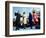 President Barack Obama Takes the Oath of Office with Wife Michelle and Daughters, Sasha and Malia-null-Framed Photographic Print