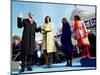 President Barack Obama Takes the Oath of Office with Wife Michelle and Daughters, Sasha and Malia-null-Mounted Photographic Print